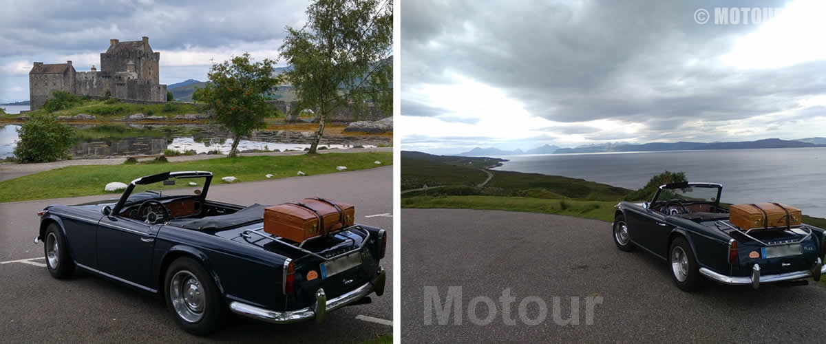 Auto Urlaub Schottland mit den Auto mit Motour