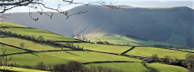 Eine Landschaft in Wales während der Motorrad-Urlaubsreise von Motour