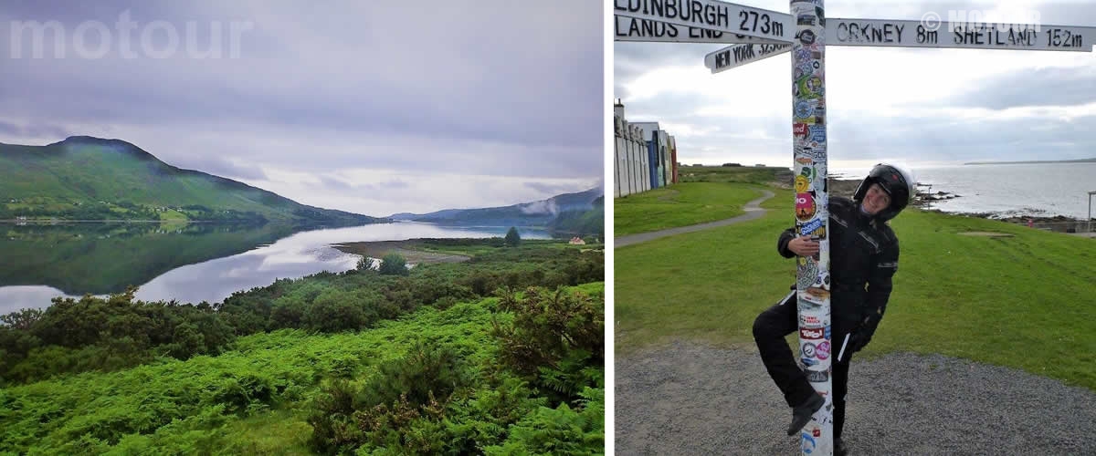 
Motorferien: am nördlichsten Punkt Schottlands, John O Groats