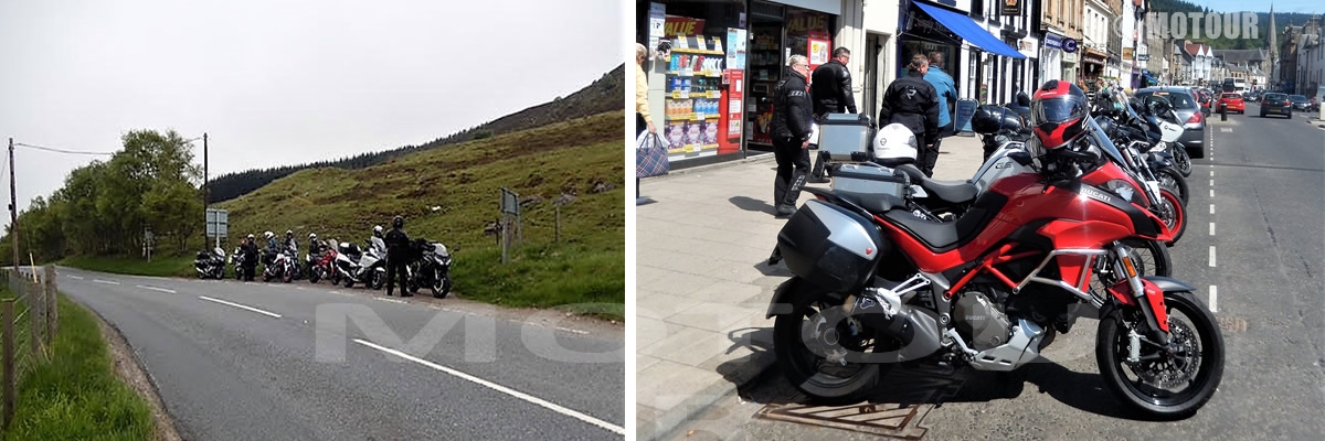 motorradtour Gruppe Jens naar Schottland