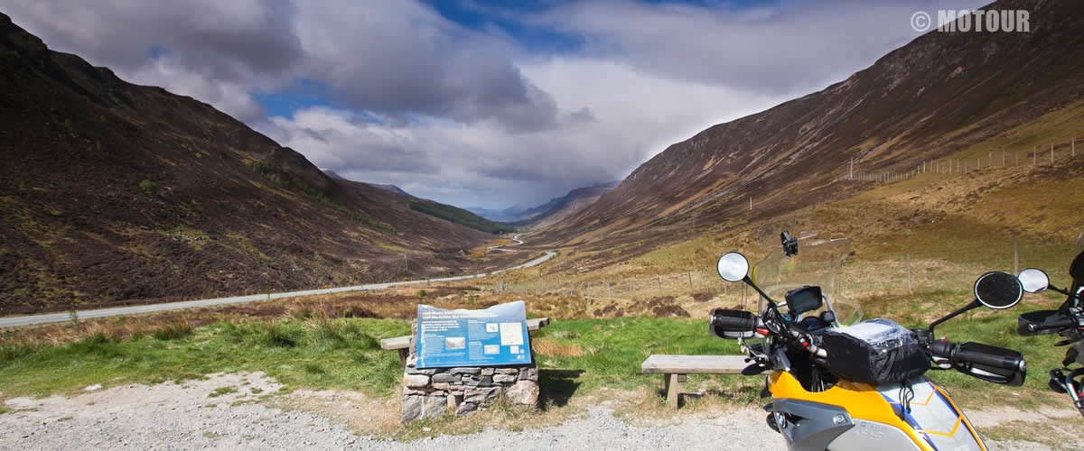 Motortour Glen Coe schottland 