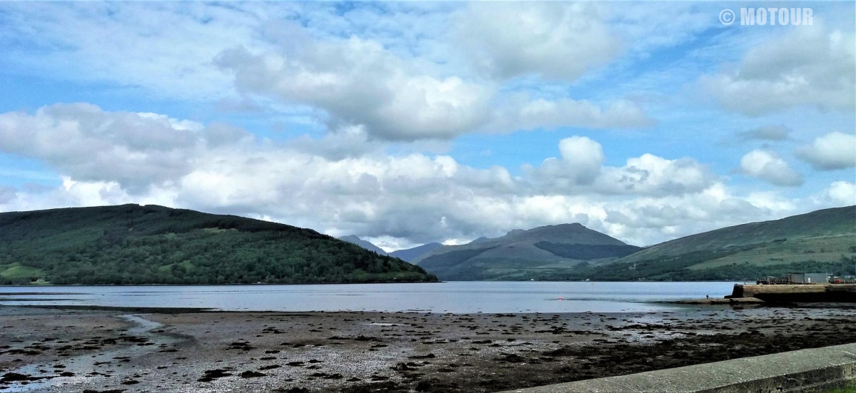 Mündung an der Westküste von Schottland