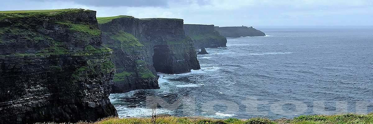 Auf unsere Motorradreise: Cliffs of Moher einsamen Westküste Irland