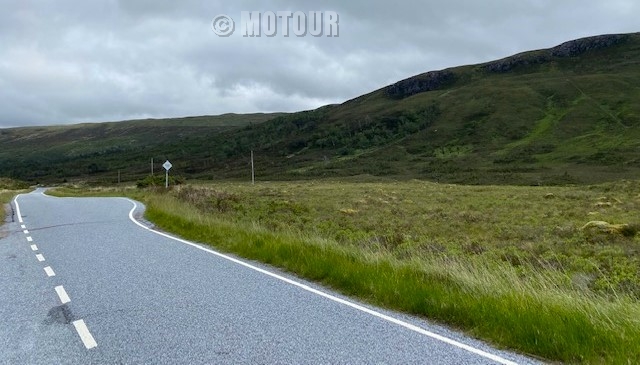 Single Trak Road Schottland mit Zwischenstopp während der Motorradtour