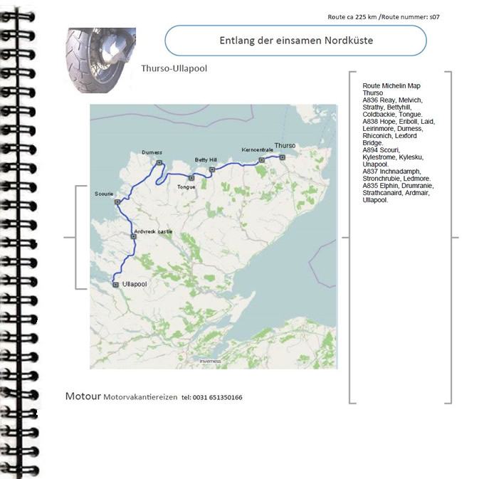 Roadbook Beispiel-Routenkarte pro Tag width