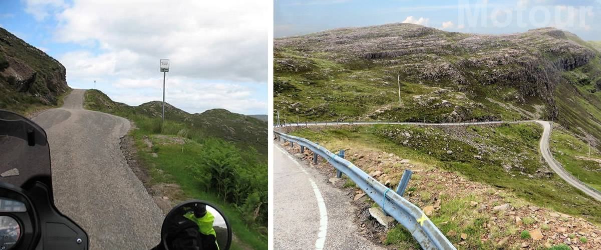 Cattle Pass während Motorradreise Westküste Schottland