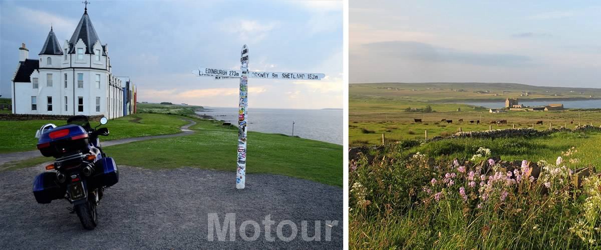 John o'Groats ist der nördlichste Punkt der Motorradreise